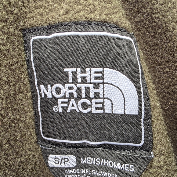 The North Face Men's Green and Dark Gray Polartec Fleece Jacket - Picture 4 of 4